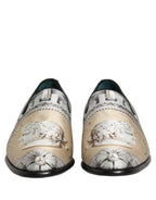 Dolce & Gabbana Multicolor Roman Slip On Dress Loafers Shoes Dolce & Gabbana