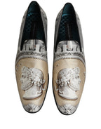 Dolce & Gabbana Multicolor Roman Slip On Dress Loafers Shoes Dolce & Gabbana
