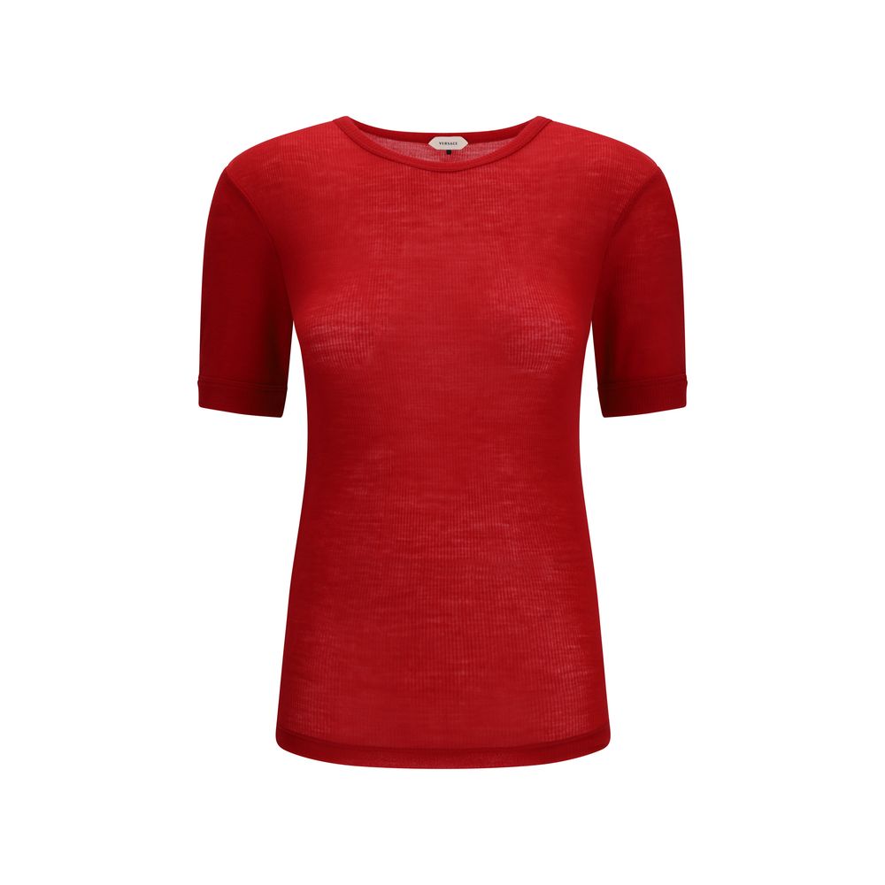 Versace Multicolor Wool Oves Aries T-Shirt Versace