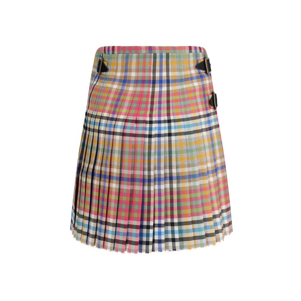 Vivienne Westwood Multicolor Wool Oves Aries Mini Skirt Vivienne Westwood