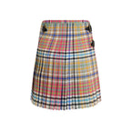 Vivienne Westwood Multicolor Wool Oves Aries Mini Skirt Vivienne Westwood