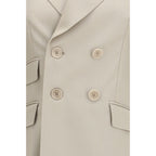 Max Mara Beige Wool Oves Aries Blazer