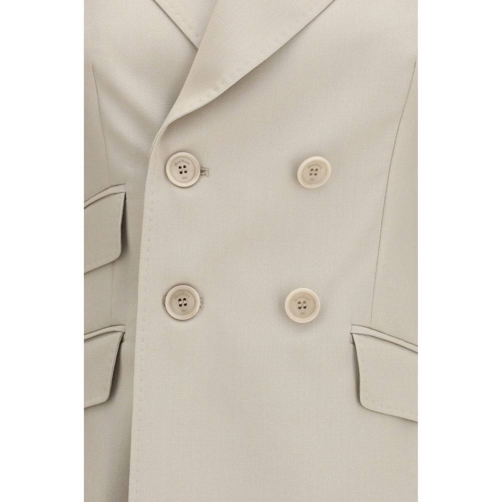 Max Mara Beige Wool Oves Aries Blazer Max Mara