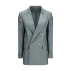 Max Mara Bicolor Wool Oves Aries Blazer