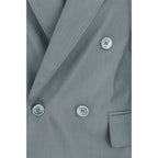 Max Mara Bicolor Wool Oves Aries Blazer