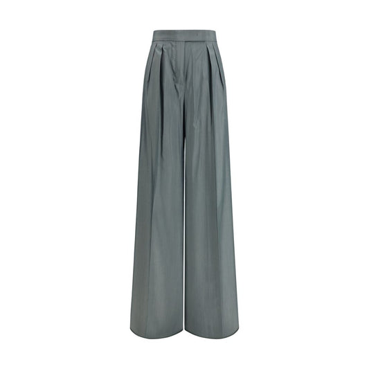 Max Mara Bicolor Wool Oves Aries Casual Pants Max Mara