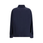 Max Mara Blue Wool Oves Aries Jacket Max Mara