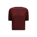 Max Mara Bordeaux Wool Oves Aries T-Shirt Max Mara