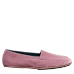 Dolce & Gabbana Pink Velvet Slip On Men Flats Loafers Shoes Dolce & Gabbana