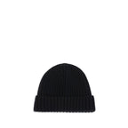 Prada Black Wool Oves Aries Beanie