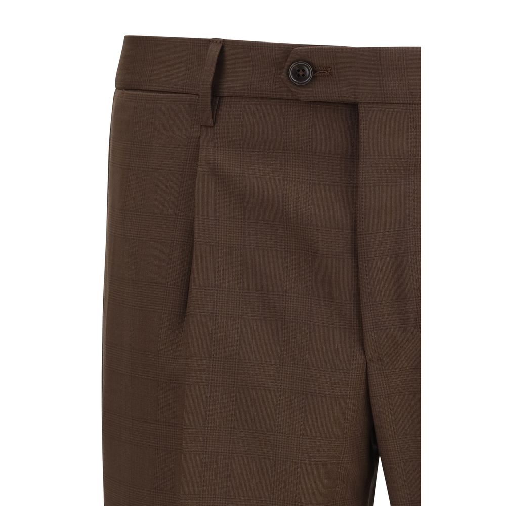 Tagliatore Brown Wool Oves Aries Two-Piece Suit - Eljoys Fashion 