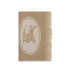 Burberry Beige Wool Oves Aries Scarf - Eljoys Fashion 
