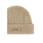 Burberry Beige Wool Oves Aries Beanie