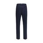 PT Torino Blue Wool Oves Aries Casual Pants