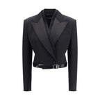Dolce & Gabbana Black Wool Oves Aries Jacket