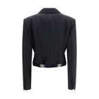 Dolce & Gabbana Black Wool Oves Aries Jacket