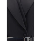 Dolce & Gabbana Black Wool Oves Aries Jacket