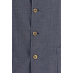 Finamore Gray Wool Oves Aries Jacket