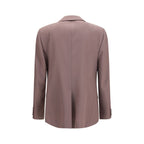 Dolce & Gabbana Brown Wool Oves Aries Jacket