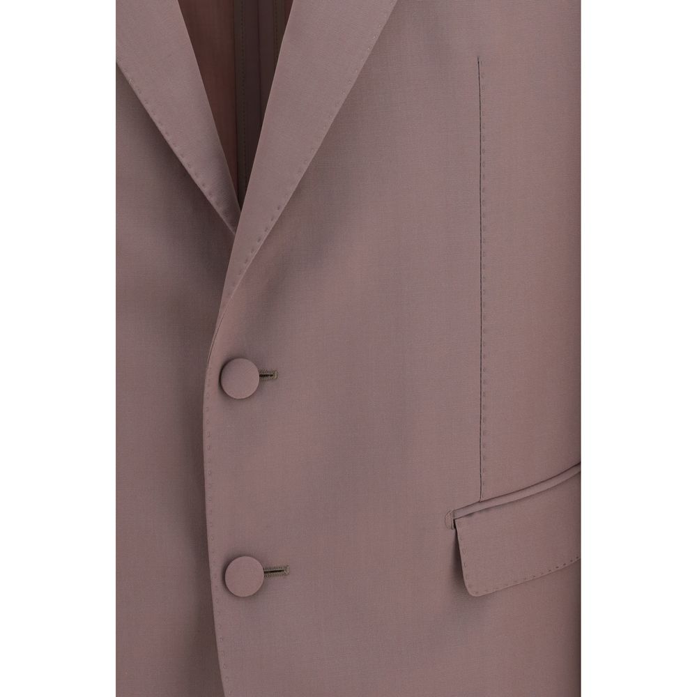 Dolce & Gabbana Brown Wool Oves Aries Jacket Dolce & Gabbana