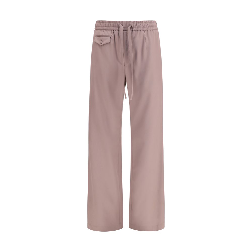 Dolce & Gabbana Brown Wool Oves Aries Joggers Workout Pants Dolce & Gabbana
