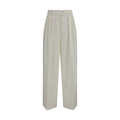 Calvin Klein White Wool Oves Aries Casual Pants Calvin Klein