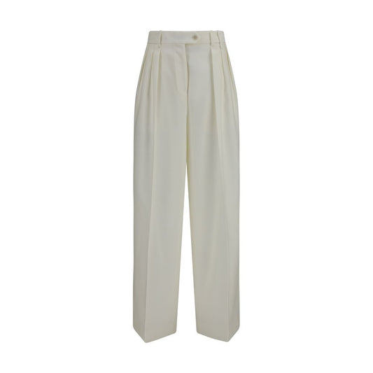 Calvin Klein White Wool Oves Aries Casual Pants Calvin Klein