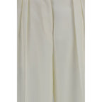 Calvin Klein White Wool Oves Aries Casual Pants Calvin Klein