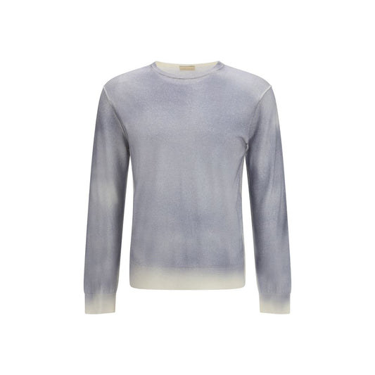 Aragona Cashmere Gray Wool Oves Aries Sweatshirt Aragona Cashmere