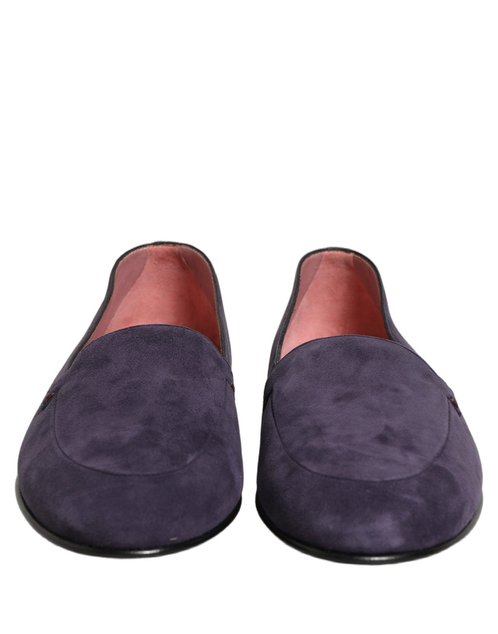 Dolce & Gabbana Violet Velvet Slip On Men Flats Loafers Shoes Dolce & Gabbana