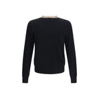 Burberry Black Wool Oves Aries Sweatshirt Burberry