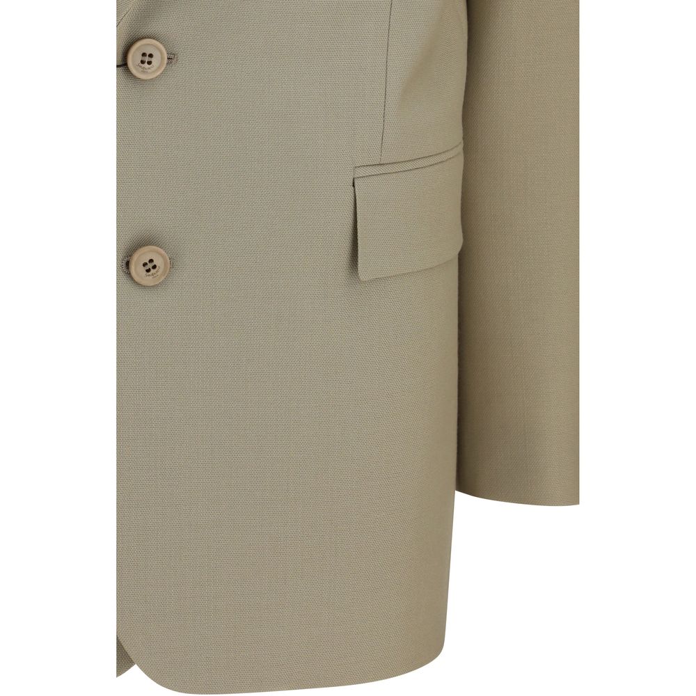 Saint Laurent Beige Wool Oves Aries Blazer Saint Laurent