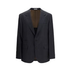 Brunello Cucinelli Black Wool Oves Aries Jacket Brunello Cucinelli