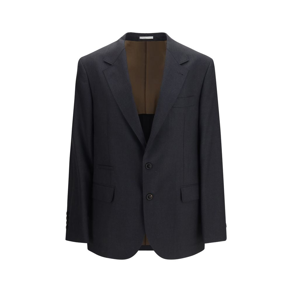 Brunello Cucinelli Black Wool Oves Aries Jacket Brunello Cucinelli
