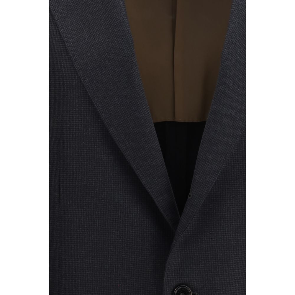 Brunello Cucinelli Black Wool Oves Aries Jacket Brunello Cucinelli