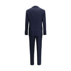 Brunello Cucinelli Blue Wool Oves Aries Two-Piece Suit