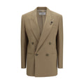 Lardini Beige Wool Oves Aries Blazer Lardini