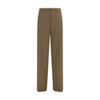 Lardini Brown Wool Oves Aries Casual Pants Lardini