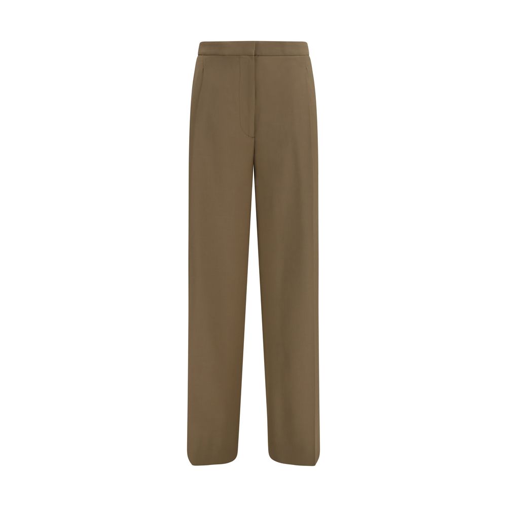 Lardini Brown Wool Oves Aries Casual Pants Lardini