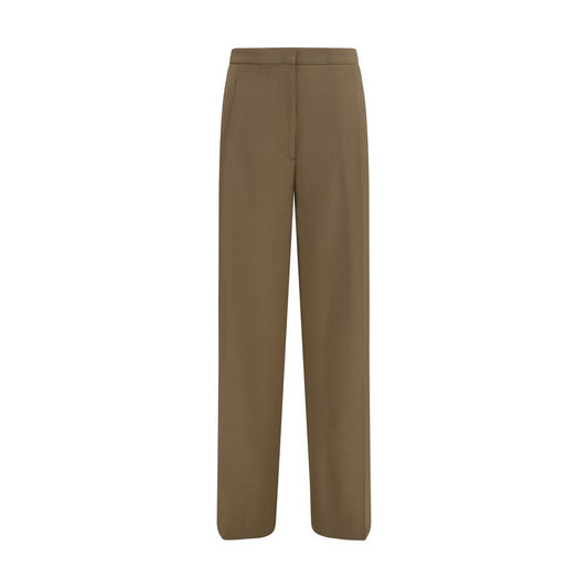 Lardini Brown Wool Oves Aries Casual Pants Lardini