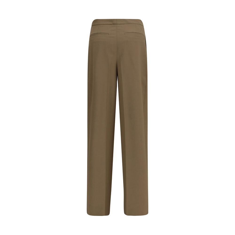 Lardini Brown Wool Oves Aries Casual Pants Lardini