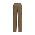 Lardini Brown Wool Oves Aries Casual Pants Lardini
