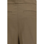 Lardini Brown Wool Oves Aries Casual Pants Lardini