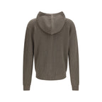 Rick Owens Gray Wool Oves Aries Hoodie