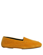 Dolce & Gabbana Yellow Velvet Slip On Men Dress Loafers Shoes Dolce & Gabbana