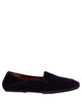 Dolce & Gabbana Violet Velvet Slip On Men Flats Loafers Shoes Dolce & Gabbana
