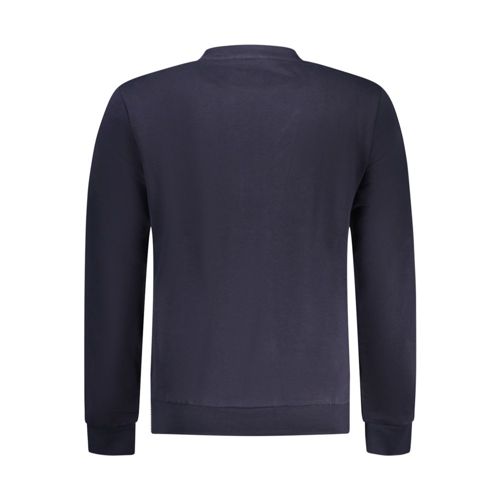 Napapijri Blue Cotton Men Sweater Napapijri