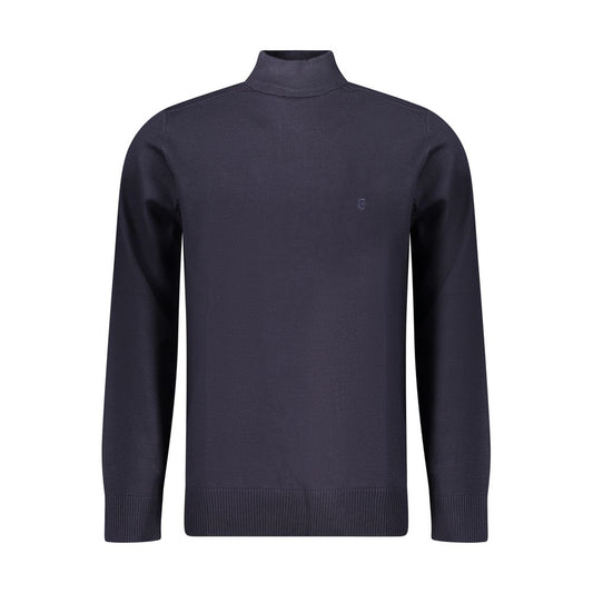 Coveri Moving Blu Viscosa Men Sweater Coveri Moving