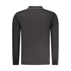 Coveri Moving Black Cotton Mens Polo Shirt Coveri Moving