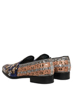 Dolce & Gabbana Multicolor Embroidered Sequin Loafers Shoes Dolce & Gabbana